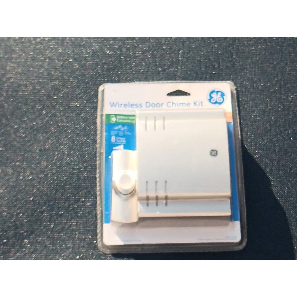 GE Wireless Door Chime Kit 150ft Range 8 Sounds 4 Volume Levels New